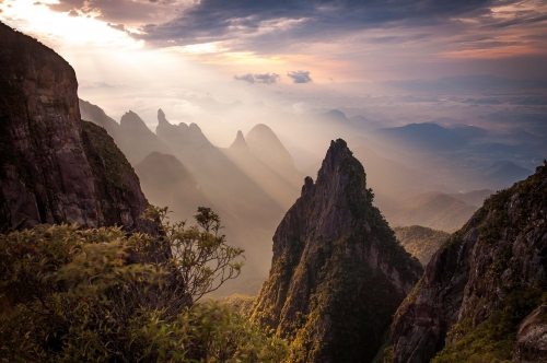 Serra dos Órgãos, na Serra do Mar, Rio de Janeiro