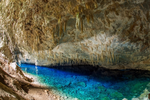 Gruta do Lago Azul, em Bonito, Mato Grosso do Sul